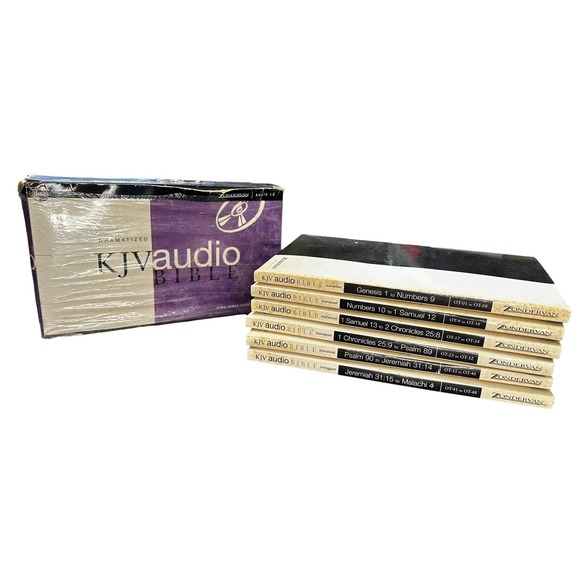 Zondervan Other - Zondervan KJV Audio Bible Dramatized Old Testament CD Box Set Incomplete